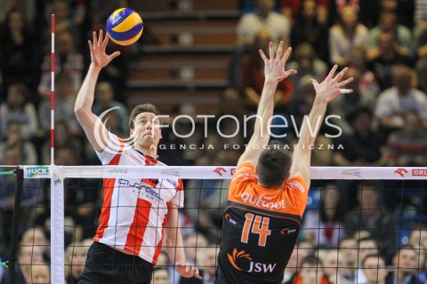  20.03.2015 RZESZOW<br />SIATKOWKA PLUSLIGA 2014/2015 MEN VOLLEYBALL POLAND POLISH PLUS LIGA LEAGUE SEASON 2014/2015 - POLFINAL MECZ NR 3.<br />MECZ ASSECO RESOVIA - JASTRZEBSKI WEGIEL<br />N/Z JOCHEN SCHOPS <br /> 