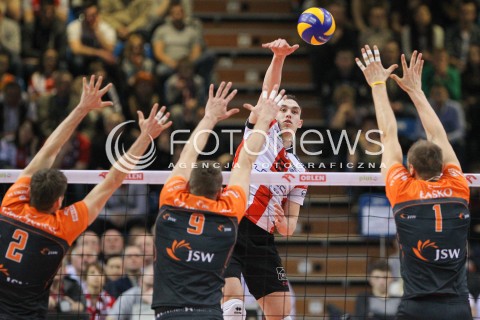  20.03.2015 RZESZOW<br />SIATKOWKA PLUSLIGA 2014/2015 MEN VOLLEYBALL POLAND POLISH PLUS LIGA LEAGUE SEASON 2014/2015 - POLFINAL MECZ NR 3.<br />MECZ ASSECO RESOVIA - JASTRZEBSKI WEGIEL<br />N/Z MARKO IVOVIC <br /> 