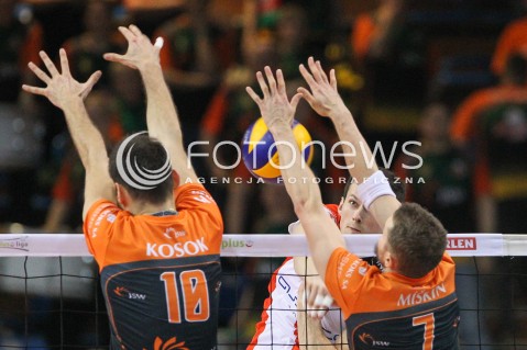  20.03.2015 RZESZOW<br />SIATKOWKA PLUSLIGA 2014/2015 MEN VOLLEYBALL POLAND POLISH PLUS LIGA LEAGUE SEASON 2014/2015 - POLFINAL MECZ NR 3.<br />MECZ ASSECO RESOVIA - JASTRZEBSKI WEGIEL<br />N/Z RAFAL BUSZEK <br /> 