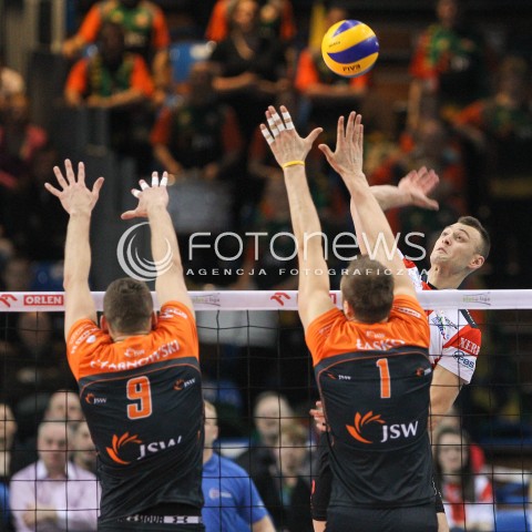  20.03.2015 RZESZOW<br />SIATKOWKA PLUSLIGA 2014/2015 MEN VOLLEYBALL POLAND POLISH PLUS LIGA LEAGUE SEASON 2014/2015 - POLFINAL MECZ NR 3.<br />MECZ ASSECO RESOVIA - JASTRZEBSKI WEGIEL<br />N/Z PAUL LOTMAN <br /> 