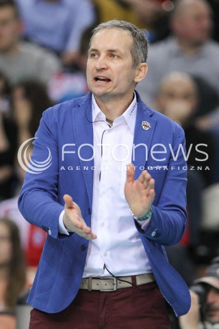  20.03.2015 RZESZOW<br />SIATKOWKA PLUSLIGA 2014/2015 MEN VOLLEYBALL POLAND POLISH PLUS LIGA LEAGUE SEASON 2014/2015 - POLFINAL MECZ NR 3.<br />MECZ ASSECO RESOVIA - JASTRZEBSKI WEGIEL<br />N/Z ANDRZEJ KOWAL - TRENER ( HEAD COACH ) SYLWETKA <br /> 