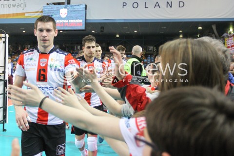  20.03.2015 RZESZOW<br />SIATKOWKA PLUSLIGA 2014/2015 MEN VOLLEYBALL POLAND POLISH PLUS LIGA LEAGUE SEASON 2014/2015 - POLFINAL MECZ NR 3.<br />MECZ ASSECO RESOVIA - JASTRZEBSKI WEGIEL<br />N/Z DAWID KONARSKI FABIAN DRZYZGA KIBICE RADOSC EMOCJE Z AWANSU WYGRANEJ<br /> 