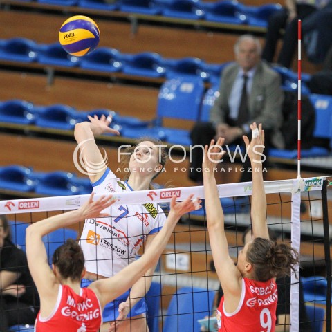  22.03.2015 RZESZOW<br />SIATKOWKA ORLEN LIGA 2014/2015 WOMEN VOLLEYBALL POLAND POLISH ORLENLIGA LEAGUE SEASON 2014/2015<br />MECZ DEVELOPRES SKYRES RZESZOW - PGNIG NAFTA PILA<br />N/Z EWA SLIWINSKA <br /> 