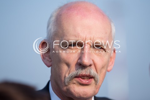  24.03.2015 LODZ<br />WIZYTA JANUSZA KORWIN-MIKKE W LODZI<br />N/Z JANUSZ KORWIN - MIKKE<br /> 