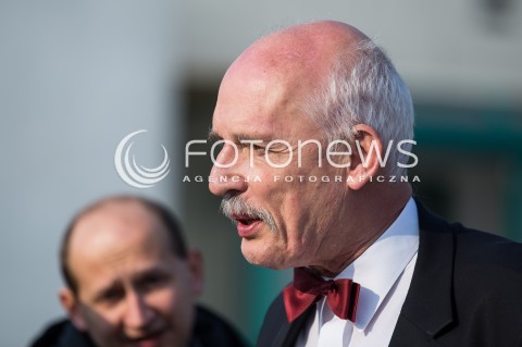  24.03.2015 LODZ<br />WIZYTA JANUSZA KORWIN-MIKKE W LODZI<br />N/Z JANUSZ KORWIN - MIKKE<br /> 
