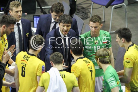  28.03.2015 BERLIN GERMANY<br />SIATKOWKA LIGA MISTRZOW MEN CEV VOLLEYBALL CHAMPIONS LEAGUE FINAL FOUR 2014/2015 - SEMIFINAL<br />MATCH ASSECO RESOVIA RZESZOW - PGE SKRA BELCHATOW<br />N/Z MIGUEL ANGEL FALASCA - HEAD COACH - (I TRENER) <br /> 