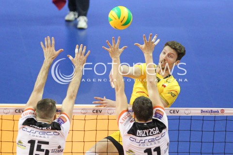  28.03.2015 BERLIN GERMANY<br />SIATKOWKA LIGA MISTRZOW MEN CEV VOLLEYBALL CHAMPIONS LEAGUE FINAL FOUR 2014/2015 - SEMIFINAL<br />MATCH ASSECO RESOVIA RZESZOW - PGE SKRA BELCHATOW<br />N/Z NICOLAS MARECHAL <br /> 