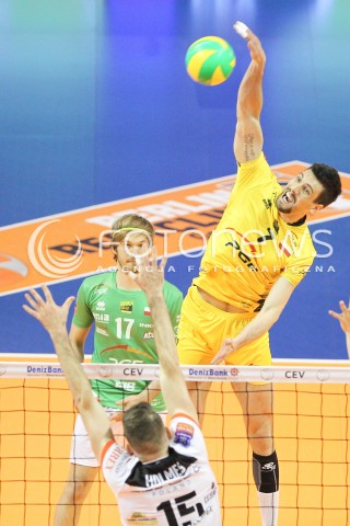  28.03.2015 BERLIN GERMANY<br />SIATKOWKA LIGA MISTRZOW MEN CEV VOLLEYBALL CHAMPIONS LEAGUE FINAL FOUR 2014/2015 - SEMIFINAL<br />MATCH ASSECO RESOVIA RZESZOW - PGE SKRA BELCHATOW<br />N/Z FACUNDO CONTE <br /> 