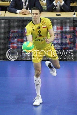  28.03.2015 BERLIN GERMANY<br />SIATKOWKA LIGA MISTRZOW MEN CEV VOLLEYBALL CHAMPIONS LEAGUE FINAL FOUR 2014/2015 - SEMIFINAL<br />MATCH ASSECO RESOVIA RZESZOW - PGE SKRA BELCHATOW<br />N/Z MARIUSZ WLAZLY SYLWETKA <br /> 