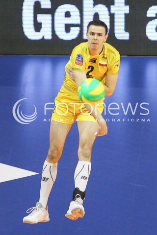  28.03.2015 BERLIN GERMANY<br />SIATKOWKA LIGA MISTRZOW MEN CEV VOLLEYBALL CHAMPIONS LEAGUE FINAL FOUR 2014/2015 - SEMIFINAL<br />MATCH ASSECO RESOVIA RZESZOW - PGE SKRA BELCHATOW<br />N/Z MARIUSZ WLAZLY SYLWETKA <br /> 
