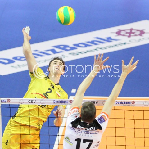  28.03.2015 BERLIN GERMANY<br />SIATKOWKA LIGA MISTRZOW MEN CEV VOLLEYBALL CHAMPIONS LEAGUE FINAL FOUR 2014/2015 - SEMIFINAL<br />MATCH ASSECO RESOVIA RZESZOW - PGE SKRA BELCHATOW<br />N/Z MARIUSZ WLAZLY <br /> 
