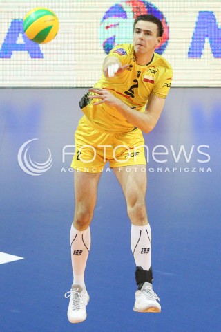  28.03.2015 BERLIN GERMANY<br />SIATKOWKA LIGA MISTRZOW MEN CEV VOLLEYBALL CHAMPIONS LEAGUE FINAL FOUR 2014/2015 - SEMIFINAL<br />MATCH ASSECO RESOVIA RZESZOW - PGE SKRA BELCHATOW<br />N/Z MARIUSZ WLAZLY SYLWETKA <br /> 