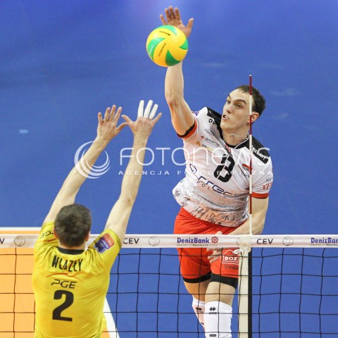 28.03.2015 BERLIN GERMANY<br />SIATKOWKA LIGA MISTRZOW MEN CEV VOLLEYBALL CHAMPIONS LEAGUE FINAL FOUR 2014/2015 - SEMIFINAL<br />MATCH ASSECO RESOVIA RZESZOW - PGE SKRA BELCHATOW<br />N/Z MARKO IVOVIC <br /> 
