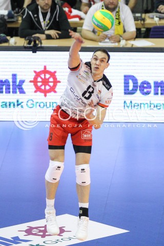  28.03.2015 BERLIN GERMANY<br />SIATKOWKA LIGA MISTRZOW MEN CEV VOLLEYBALL CHAMPIONS LEAGUE FINAL FOUR 2014/2015 - SEMIFINAL<br />MATCH ASSECO RESOVIA RZESZOW - PGE SKRA BELCHATOW<br />N/Z MARKO IVOVIC SYLWETKA <br /> 