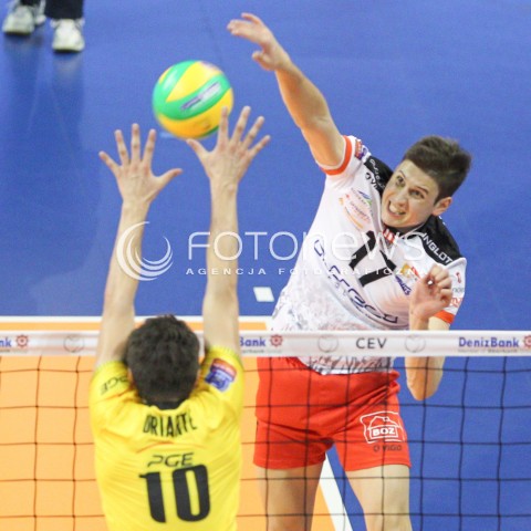  28.03.2015 BERLIN GERMANY<br />SIATKOWKA LIGA MISTRZOW MEN CEV VOLLEYBALL CHAMPIONS LEAGUE FINAL FOUR 2014/2015 - SEMIFINAL<br />MATCH ASSECO RESOVIA RZESZOW - PGE SKRA BELCHATOW<br />N/Z NIKOLAY PENCZEV ( PENCHEV ) <br /> 