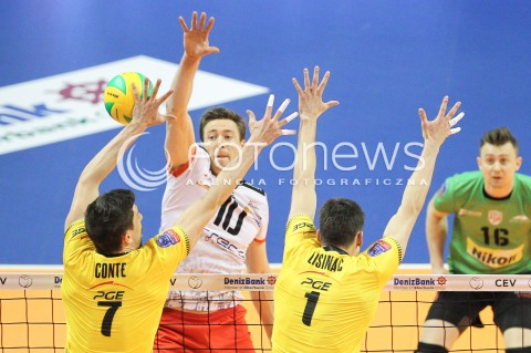  28.03.2015 BERLIN GERMANY<br />SIATKOWKA LIGA MISTRZOW MEN CEV VOLLEYBALL CHAMPIONS LEAGUE FINAL FOUR 2014/2015 - SEMIFINAL<br />MATCH ASSECO RESOVIA RZESZOW - PGE SKRA BELCHATOW<br />N/Z JOCHEN SCHOPS <br /> 