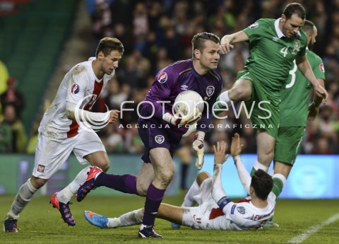  29.03.2015 DUBLIN ( IRLANDIA )<br />PILKA NOZNA ELIMINACJE EURO 2016 ( GRUPA D )<br />FOOTBALL QUALIFICATIONS EURO 2016 ( GROUP D )<br />MECZ POLSKA - IRLANDIA ( POLAND - IRELAND )<br />N/Z SHEY GIVEN<br /> 