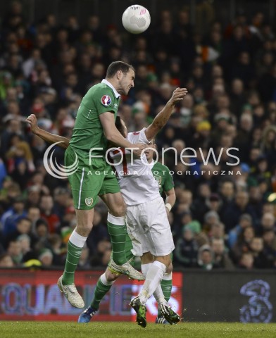  29.03.2015 DUBLIN ( IRLANDIA )<br />PILKA NOZNA ELIMINACJE EURO 2016 ( GRUPA D )<br />FOOTBALL QUALIFICATIONS EURO 2016 ( GROUP D )<br />MECZ POLSKA - IRLANDIA ( POLAND - IRELAND )<br />N/Z JOHN OSHEA , SLAWOMIR PESZKO<br /> 