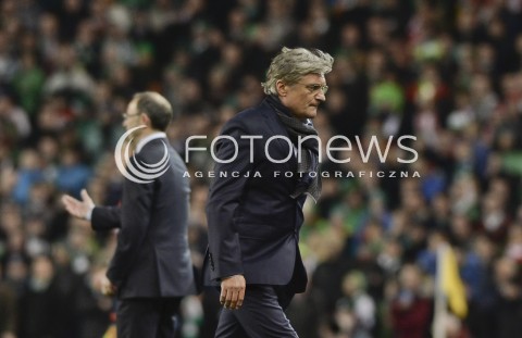  29.03.2015 DUBLIN ( IRLANDIA )<br />PILKA NOZNA ELIMINACJE EURO 2016 ( GRUPA D )<br />FOOTBALL QUALIFICATIONS EURO 2016 ( GROUP D )<br />MECZ POLSKA - IRLANDIA ( POLAND - IRELAND )<br />N/Z ADAM NAWALKA , MARTIN ONEILL<br /> 