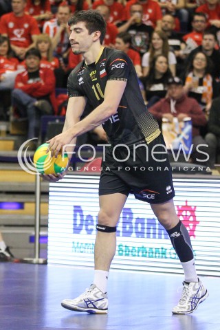  29.03.2015 BERLIN GERMANY<br />SIATKOWKA LIGA MISTRZOW MEN CEV VOLLEYBALL CHAMPIONS LEAGUE FINAL FOUR 2014/2015 - MECZ O 3. MIEJSCE<br />MATCH BR VOLLEYS - PGE SKRA BELCHATOW<br />N/Z NICOLAS URIARTE SYLWETKA <br /> 