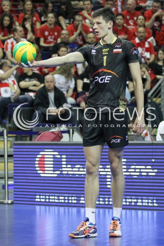  29.03.2015 BERLIN GERMANY<br />SIATKOWKA LIGA MISTRZOW MEN CEV VOLLEYBALL CHAMPIONS LEAGUE FINAL FOUR 2014/2015 - MECZ O 3. MIEJSCE<br />MATCH BR VOLLEYS - PGE SKRA BELCHATOW<br />N/Z SRECKO LISINAC SYLWETKA <br /> 