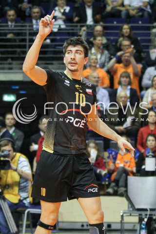  29.03.2015 BERLIN GERMANY<br />SIATKOWKA LIGA MISTRZOW MEN CEV VOLLEYBALL CHAMPIONS LEAGUE FINAL FOUR 2014/2015 - MECZ O 3. MIEJSCE<br />MATCH BR VOLLEYS - PGE SKRA BELCHATOW<br />N/Z NICOLAS URIARTE SYLWETKA <br /> 