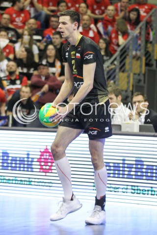  29.03.2015 BERLIN GERMANY<br />SIATKOWKA LIGA MISTRZOW MEN CEV VOLLEYBALL CHAMPIONS LEAGUE FINAL FOUR 2014/2015 - MECZ O 3. MIEJSCE<br />MATCH BR VOLLEYS - PGE SKRA BELCHATOW<br />N/Z MARIUSZ WLAZLY SYLWETKA <br /> 
