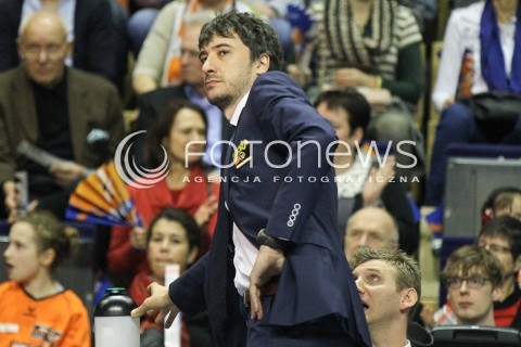  29.03.2015 BERLIN GERMANY<br />SIATKOWKA LIGA MISTRZOW MEN CEV VOLLEYBALL CHAMPIONS LEAGUE FINAL FOUR 2014/2015 - MECZ O 3. MIEJSCE<br />MATCH BR VOLLEYS - PGE SKRA BELCHATOW<br />N/Z MIGUEL ANGEL FALASCA - HEAD COACH - (I TRENER) <br /> 