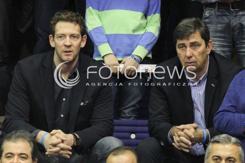  29.03.2015 BERLIN GERMANY<br />SIATKOWKA LIGA MISTRZOW MEN CEV VOLLEYBALL CHAMPIONS LEAGUE FINAL FOUR 2014/2015 - MECZ O 3. MIEJSCE<br />MATCH BR VOLLEYS - PGE SKRA BELCHATOW<br />N/Z STEPHANE ANTIGA I PHILIPPE BLAIN NA TRYBUNACH<br /> 