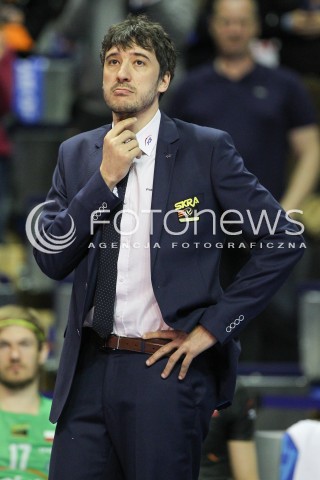  29.03.2015 BERLIN GERMANY<br />SIATKOWKA LIGA MISTRZOW MEN CEV VOLLEYBALL CHAMPIONS LEAGUE FINAL FOUR 2014/2015 - MECZ O 3. MIEJSCE<br />MATCH BR VOLLEYS - PGE SKRA BELCHATOW<br />N/Z MIGUEL ANGEL FALASCA - HEAD COACH - (I TRENER) SYLWETKA <br /> 