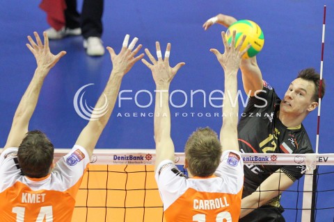  29.03.2015 BERLIN GERMANY<br />SIATKOWKA LIGA MISTRZOW MEN CEV VOLLEYBALL CHAMPIONS LEAGUE FINAL FOUR 2014/2015 - MECZ O 3. MIEJSCE<br />MATCH BR VOLLEYS - PGE SKRA BELCHATOW<br />N/Z WOJCIECH WLODARCZYK <br /> 