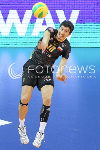  29.03.2015 BERLIN GERMANY<br />SIATKOWKA LIGA MISTRZOW MEN CEV VOLLEYBALL CHAMPIONS LEAGUE FINAL FOUR 2014/2015 - MECZ O 3. MIEJSCE<br />MATCH BR VOLLEYS - PGE SKRA BELCHATOW<br />N/Z NICOLAS URIARTE SYLWETKA <br /> 