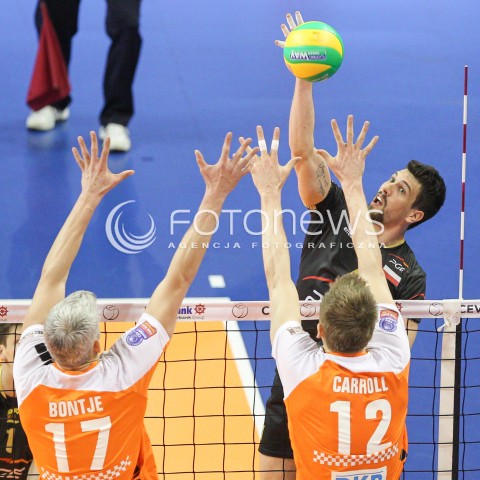  29.03.2015 BERLIN GERMANY<br />SIATKOWKA LIGA MISTRZOW MEN CEV VOLLEYBALL CHAMPIONS LEAGUE FINAL FOUR 2014/2015 - MECZ O 3. MIEJSCE<br />MATCH BR VOLLEYS - PGE SKRA BELCHATOW<br />N/Z FACUNDO CONTE <br /> 