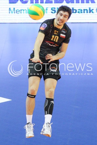  29.03.2015 BERLIN GERMANY<br />SIATKOWKA LIGA MISTRZOW MEN CEV VOLLEYBALL CHAMPIONS LEAGUE FINAL FOUR 2014/2015 - MECZ O 3. MIEJSCE<br />MATCH BR VOLLEYS - PGE SKRA BELCHATOW<br />N/Z NICOLAS URIARTE SYLWETKA <br /> 