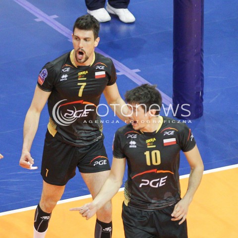  29.03.2015 BERLIN GERMANY<br />SIATKOWKA LIGA MISTRZOW MEN CEV VOLLEYBALL CHAMPIONS LEAGUE FINAL FOUR 2014/2015 - MECZ O 3. MIEJSCE<br />MATCH BR VOLLEYS - PGE SKRA BELCHATOW<br />N/Z FACUNDO CONTE NICOLAS URIARTE RADOSC EMOCJE <br /> 