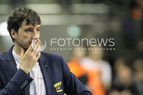  29.03.2015 BERLIN GERMANY<br />SIATKOWKA LIGA MISTRZOW MEN CEV VOLLEYBALL CHAMPIONS LEAGUE FINAL FOUR 2014/2015 - MECZ O 3. MIEJSCE<br />MATCH BR VOLLEYS - PGE SKRA BELCHATOW<br />N/Z MIGUEL ANGEL FALASCA - HEAD COACH - (I TRENER) <br /> 