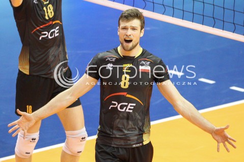  29.03.2015 BERLIN GERMANY<br />SIATKOWKA LIGA MISTRZOW MEN CEV VOLLEYBALL CHAMPIONS LEAGUE FINAL FOUR 2014/2015 - MECZ O 3. MIEJSCE<br />MATCH BR VOLLEYS - PGE SKRA BELCHATOW<br />N/Z ANDRZEJ WRONA RADOSC EMOCJE SYLWETKA <br /> 