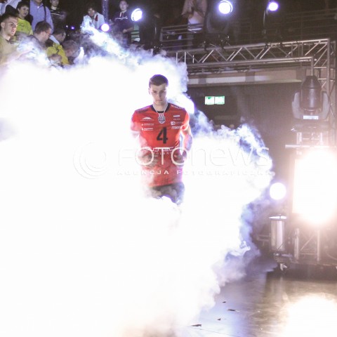  29.03.2015 BERLIN GERMANY<br />SIATKOWKA LIGA MISTRZOW MEN CEV VOLLEYBALL CHAMPIONS LEAGUE FINAL FOUR 2014/2015 - FINAL<br />MATCH ASSECO RESOVIA - ZENIT KAZAN<br />N/Z PIOTR NOWAKOWSKI PREZENTACJA ZAWODNIKOW<br /> 