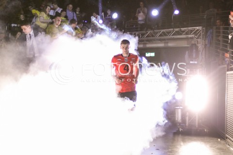  29.03.2015 BERLIN GERMANY<br />SIATKOWKA LIGA MISTRZOW MEN CEV VOLLEYBALL CHAMPIONS LEAGUE FINAL FOUR 2014/2015 - FINAL<br />MATCH ASSECO RESOVIA - ZENIT KAZAN<br />N/Z PIOTR NOWAKOWSKI PREZENTACJA ZAWODNIKOW<br /> 