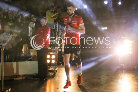  29.03.2015 BERLIN GERMANY<br />SIATKOWKA LIGA MISTRZOW MEN CEV VOLLEYBALL CHAMPIONS LEAGUE FINAL FOUR 2014/2015 - FINAL<br />MATCH ASSECO RESOVIA - ZENIT KAZAN<br />N/Z RUSSELL HOLMES PREZENTACJA ZAWODNIKOW<br /> 