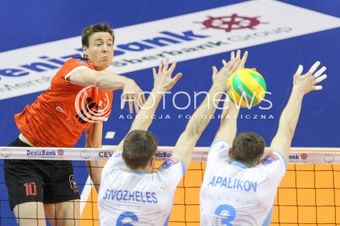  29.03.2015 BERLIN GERMANY<br />SIATKOWKA LIGA MISTRZOW MEN CEV VOLLEYBALL CHAMPIONS LEAGUE FINAL FOUR 2014/2015 - FINAL<br />MATCH ASSECO RESOVIA - ZENIT KAZAN<br />N/Z JOCHEN SCHOPS <br /> 