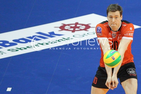  29.03.2015 BERLIN GERMANY<br />SIATKOWKA LIGA MISTRZOW MEN CEV VOLLEYBALL CHAMPIONS LEAGUE FINAL FOUR 2014/2015 - FINAL<br />MATCH ASSECO RESOVIA - ZENIT KAZAN<br />N/Z JOCHEN SCHOPS SYLWETKA <br /> 