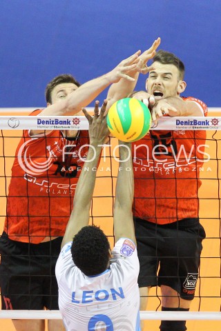  29.03.2015 BERLIN GERMANY<br />SIATKOWKA LIGA MISTRZOW MEN CEV VOLLEYBALL CHAMPIONS LEAGUE FINAL FOUR 2014/2015 - FINAL<br />MATCH ASSECO RESOVIA - ZENIT KAZAN<br />N/Z JOCHEN SCHOPS RUSSELL HOLMES <br /> 