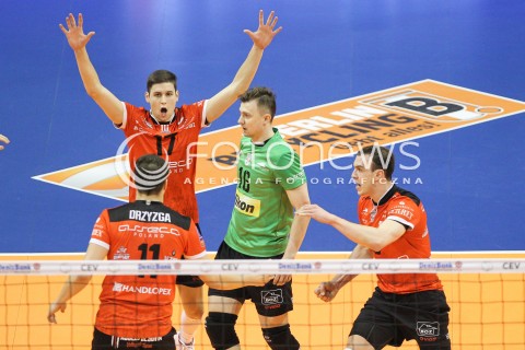  29.03.2015 BERLIN GERMANY<br />SIATKOWKA LIGA MISTRZOW MEN CEV VOLLEYBALL CHAMPIONS LEAGUE FINAL FOUR 2014/2015 - FINAL<br />MATCH ASSECO RESOVIA - ZENIT KAZAN<br />N/Z NIKOLAY PENCZEV ( PENCHEV ) KRZYSZTOF IGNACZAK MARKO IVOVIC RADOSC EMOCJE <br /> 