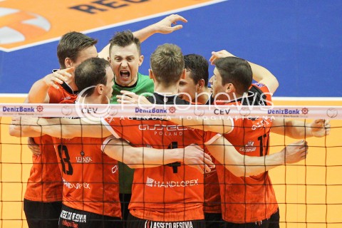  29.03.2015 BERLIN GERMANY<br />SIATKOWKA LIGA MISTRZOW MEN CEV VOLLEYBALL CHAMPIONS LEAGUE FINAL FOUR 2014/2015 - FINAL<br />MATCH ASSECO RESOVIA - ZENIT KAZAN<br />N/Z KRZYSZTOF IGNACZAK RADOSC EMOCJE <br /> 