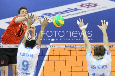  29.03.2015 BERLIN GERMANY<br />SIATKOWKA LIGA MISTRZOW MEN CEV VOLLEYBALL CHAMPIONS LEAGUE FINAL FOUR 2014/2015 - FINAL<br />MATCH ASSECO RESOVIA - ZENIT KAZAN<br />N/Z JOCHEN SCHOPS <br /> 