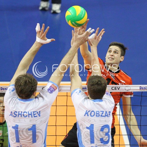  29.03.2015 BERLIN GERMANY<br />SIATKOWKA LIGA MISTRZOW MEN CEV VOLLEYBALL CHAMPIONS LEAGUE FINAL FOUR 2014/2015 - FINAL<br />MATCH ASSECO RESOVIA - ZENIT KAZAN<br />N/Z NIKOLAY PENCZEV ( PENCHEV ) <br /> 