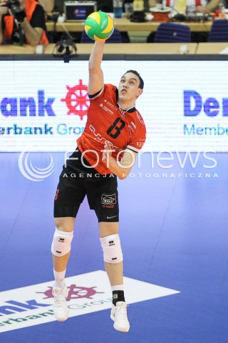  29.03.2015 BERLIN GERMANY<br />SIATKOWKA LIGA MISTRZOW MEN CEV VOLLEYBALL CHAMPIONS LEAGUE FINAL FOUR 2014/2015 - FINAL<br />MATCH ASSECO RESOVIA - ZENIT KAZAN<br />N/Z MARKO IVOVIC SYLWETKA <br /> 