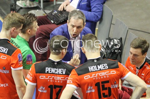  29.03.2015 BERLIN GERMANY<br />SIATKOWKA LIGA MISTRZOW MEN CEV VOLLEYBALL CHAMPIONS LEAGUE FINAL FOUR 2014/2015 - FINAL<br />MATCH ASSECO RESOVIA - ZENIT KAZAN<br />N/Z ANDRZEJ KOWAL - TRENER ( HEAD COACH ) <br /> 