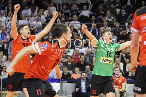  29.03.2015 BERLIN GERMANY<br />SIATKOWKA LIGA MISTRZOW MEN CEV VOLLEYBALL CHAMPIONS LEAGUE FINAL FOUR 2014/2015 - FINAL<br />MATCH ASSECO RESOVIA - ZENIT KAZAN<br />N/Z NIKOLAY PENCZEV ( PENCHEV ) KRZYSZTOF IGNACZAK RADOSC EMOCJE <br /> 